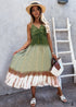 Vestido midi bohemio con efecto tie-dye Kehlani